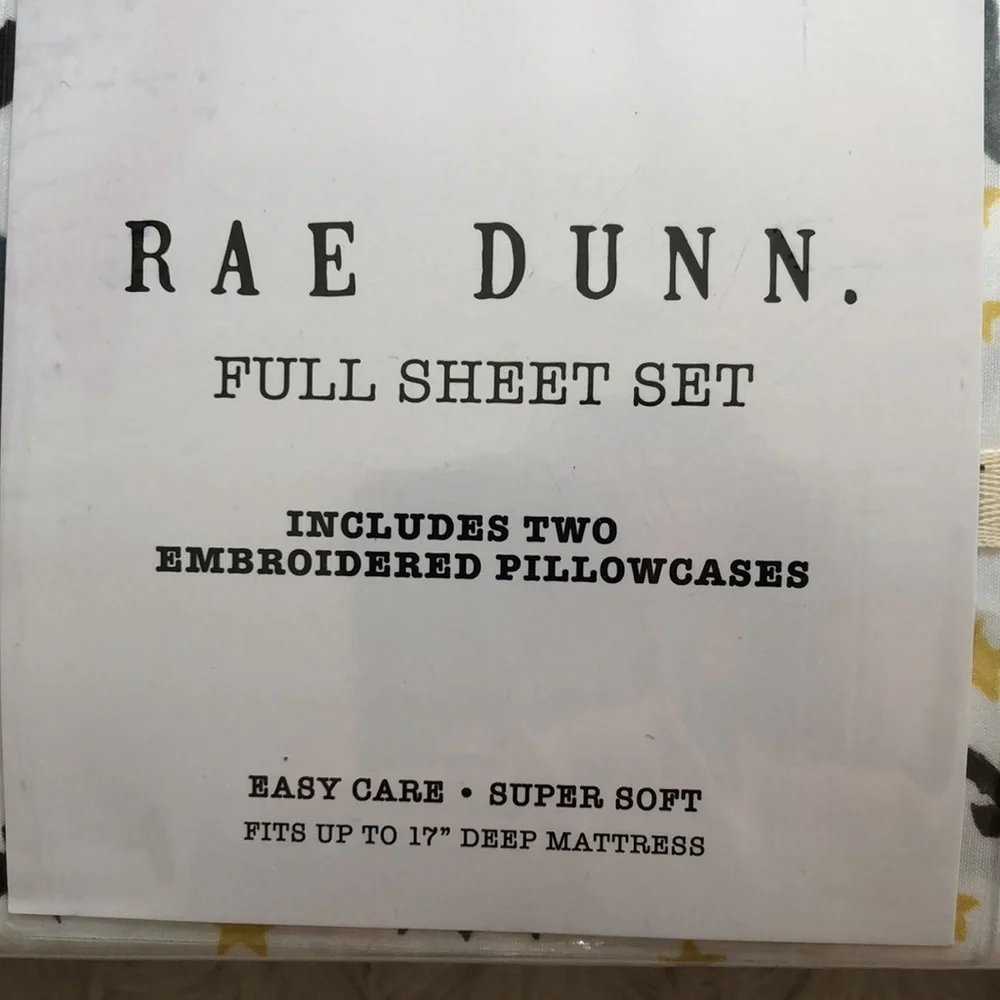 Rae Dunn SPOOKY Halloween Full Sheet Set